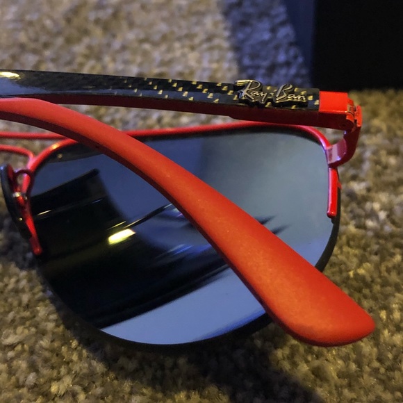 Ray Ban Ferrari Edition Red Aviators - Picture 5 of 7